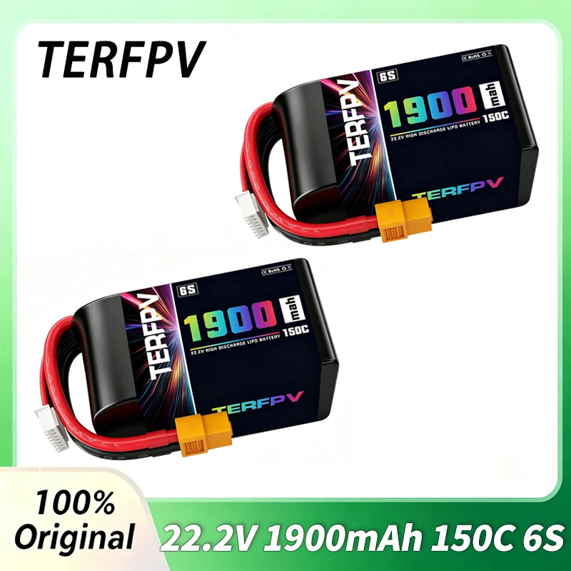 Drone Battery 6S - 1/2 Adet TERFPV Lipo 6S 1900mAh