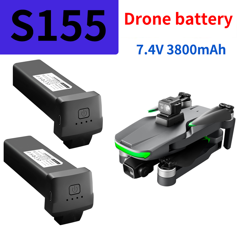 Drone Battery Li-Ion - S155 ProMax drone pili 7.4V 3800mAh