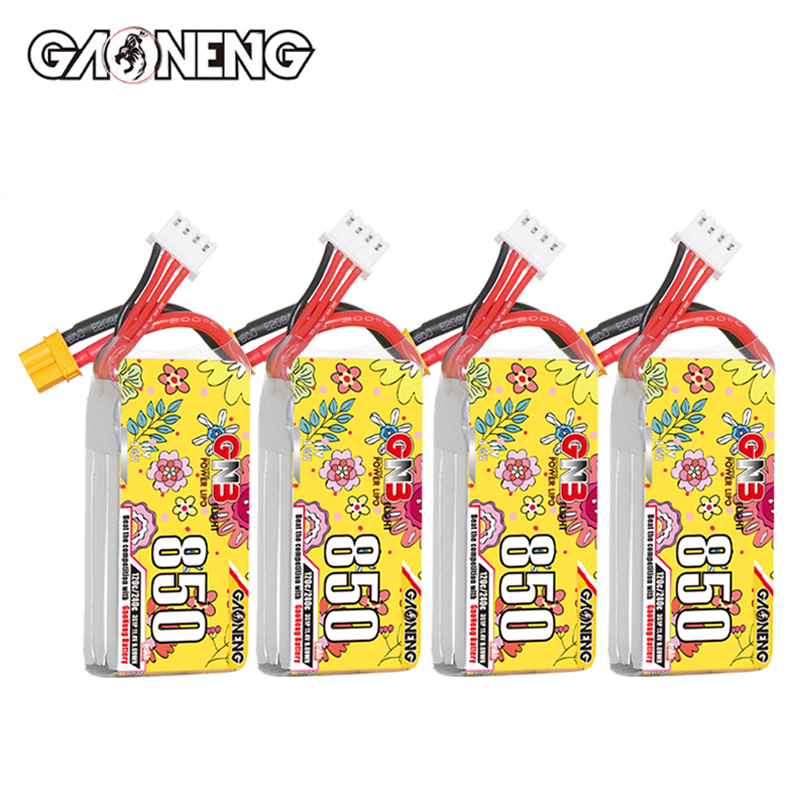Drone Battery Li-Ion - Yükseltildi GNB 4S 15.2V 850mAh Lipo