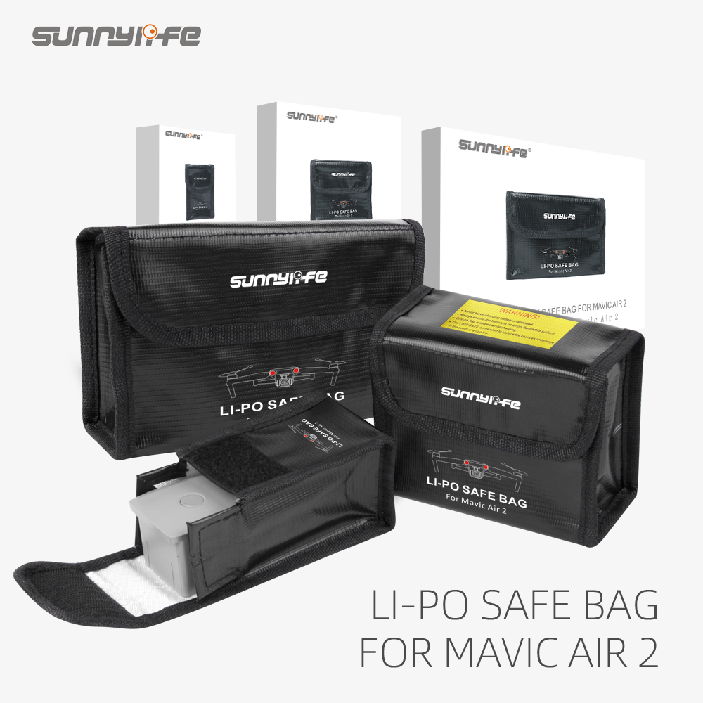Drone Battery Bag - DJI hava 2S LiPo için güvenli