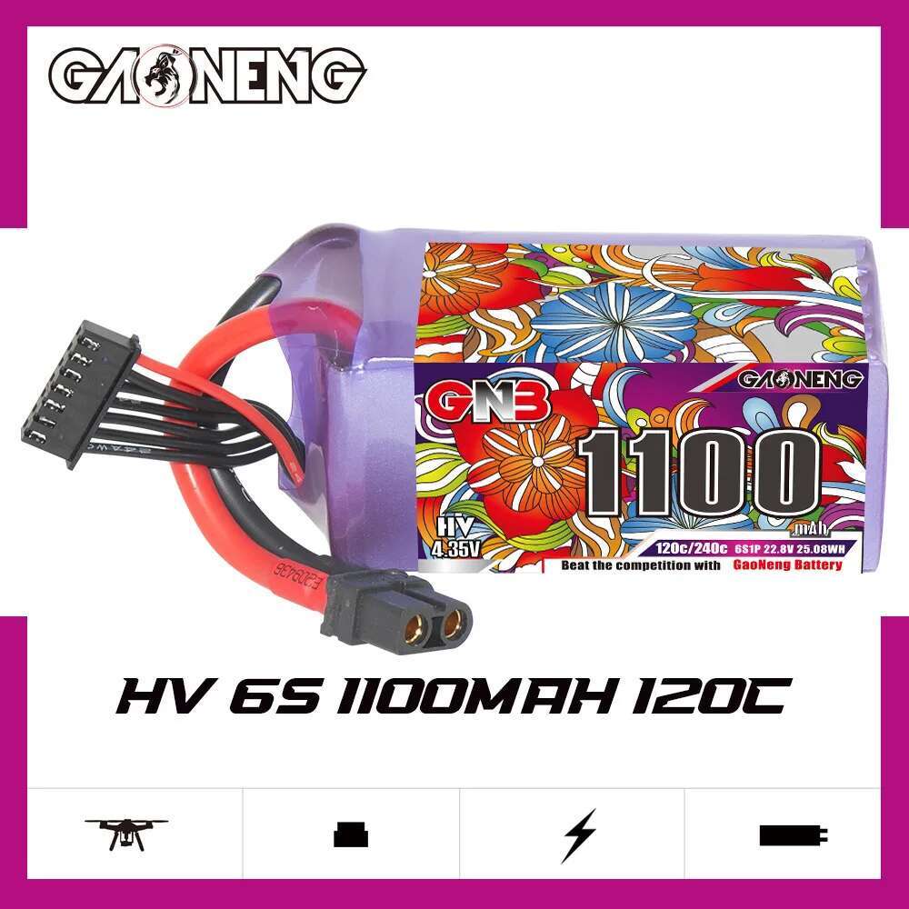 2 adet GNB 6S Lipo Pil 22.8V 1 - Drone Battery 6S incelemesi ve fiyatı