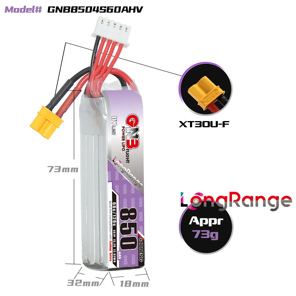 GAONENG GNB LiPo Pil 850mAh 4S - Drone Battery 3S incelemesi ve fiyatı