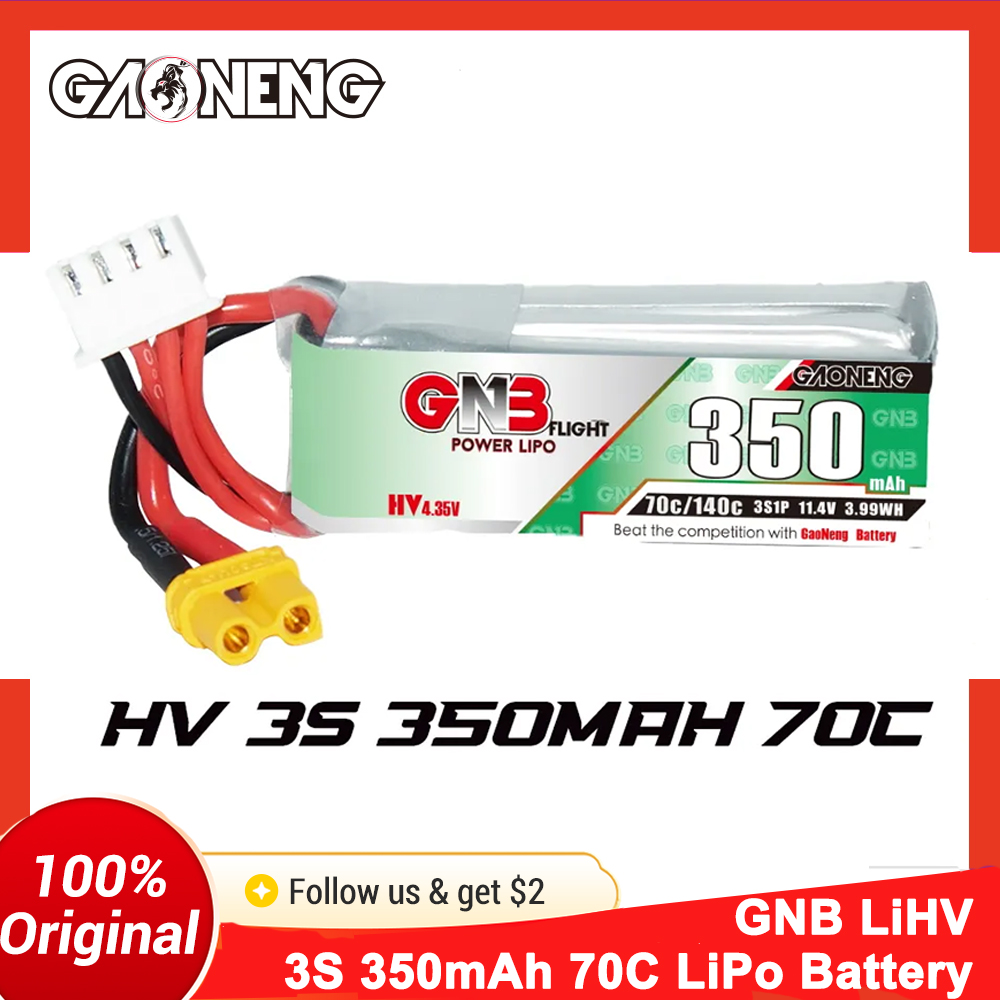 Gaoneng GNB 350mAh 3S 70C LiPo - Drone Battery 3S incelemesi ve fiyatı