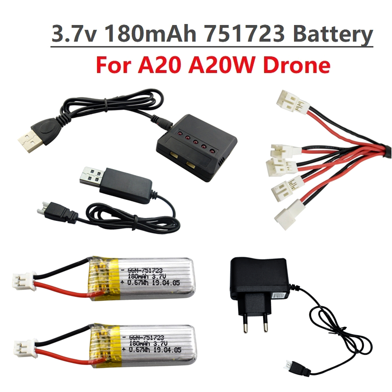 Orijinal 3.7V 180mAh Lipo Pil  - Drone Battery Balance Charger incelemesi ve fiyatı